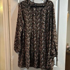 Floral Long Sleeve Dress